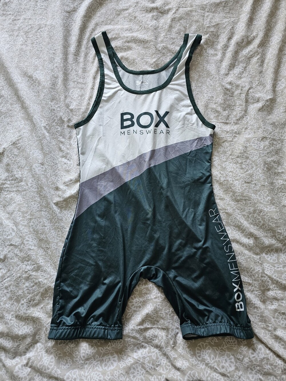 Box Menswear Athletic Wrestling Singlet Size Small Medium